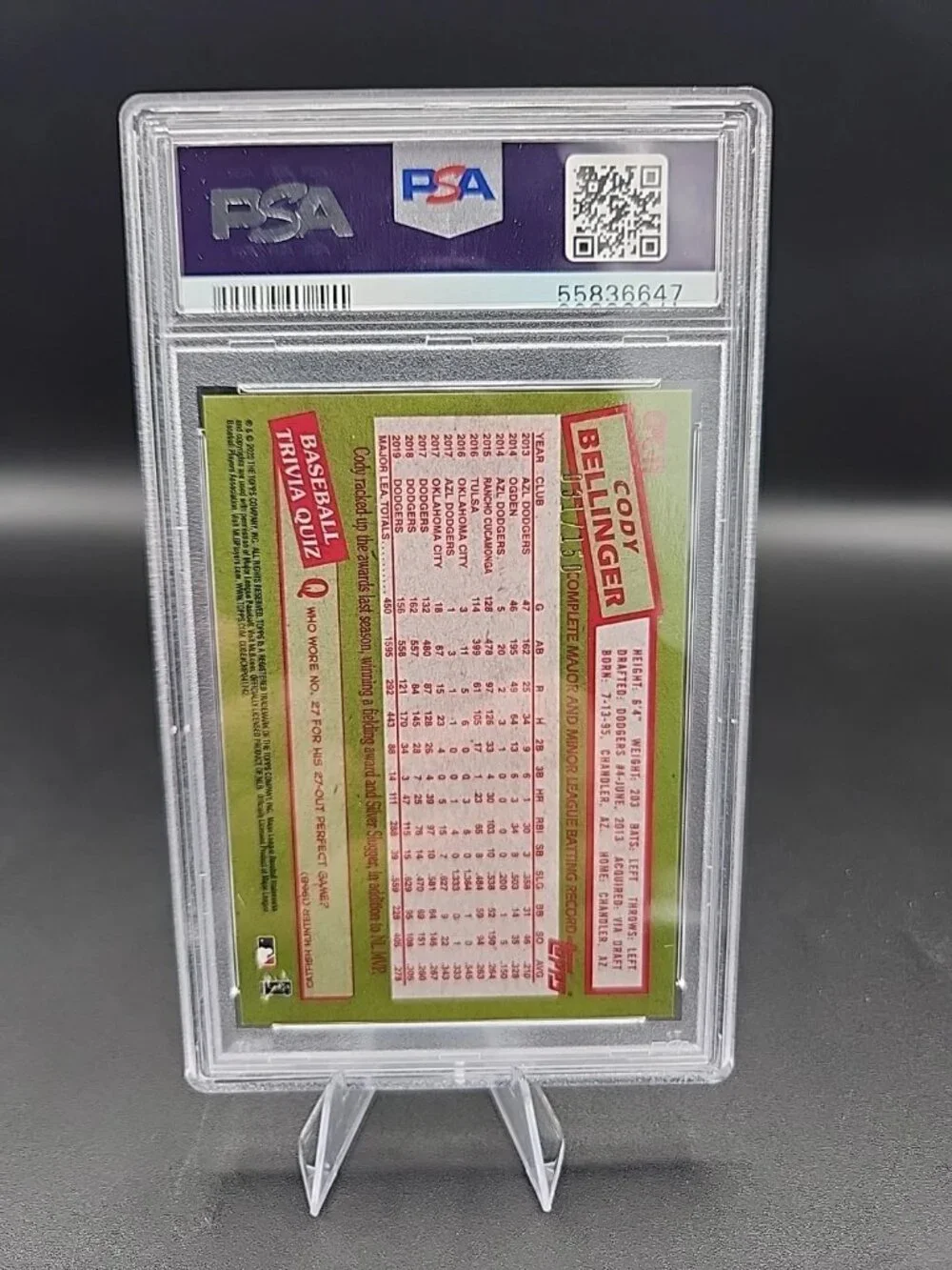 2020 Topps Update Series - Silver Pack 1985 Topps Chrome Cody Bellinger /150 Low